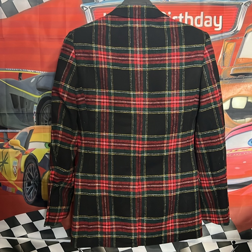 New mens J Crew Factory wool-blend Thompson blazer in Stewart Tartan plaid, - Picture 6 of 16